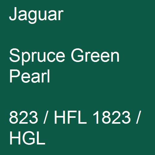 Jaguar, Spruce Green Pearl, 823 / HFL 1823 / HGL.